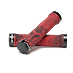 POIGNEES BMX SALTPLUS LOCKED ROUGE / NOIR